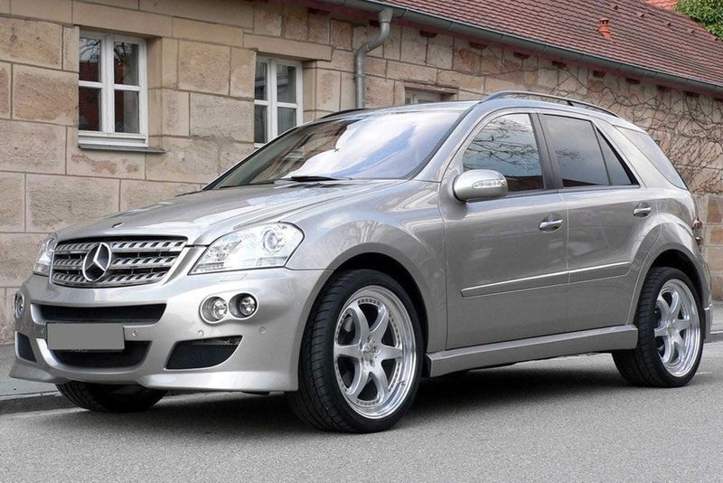 Щора за багажник Mercedes ML W164 2006–2011, бежова, алуминий и PVC