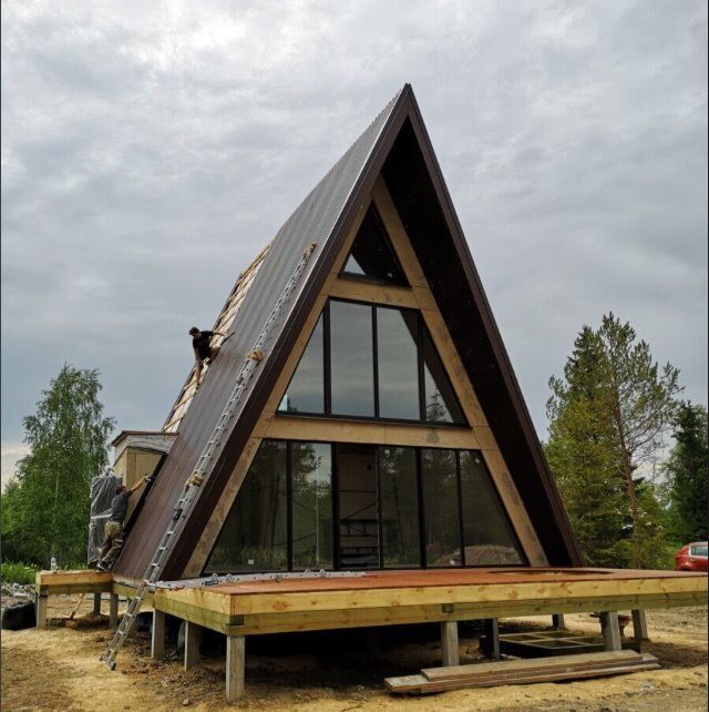 Vand casute tip A 6 x 7m din lemn