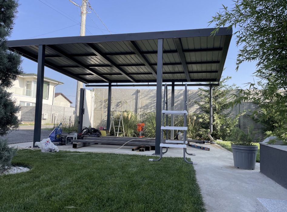 Carpot,structura metalica,acoperitoare auto