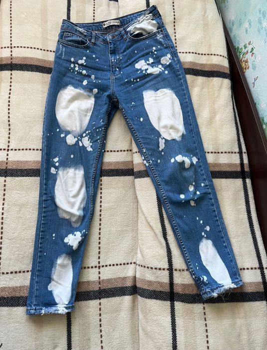 Дънки /синьо и бяло/ The Bark