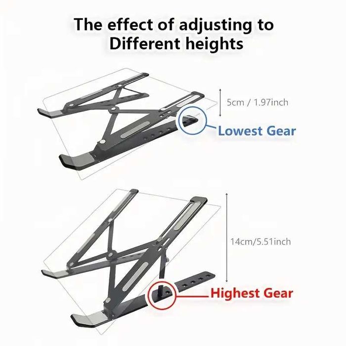 Универсална стойка за малък лаптоп или таблет.