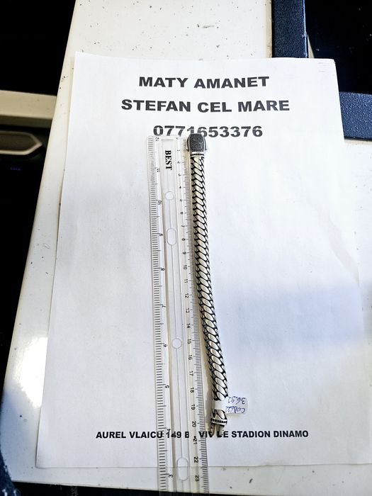 Vand bratara din argint 925 36.92 g cod 622