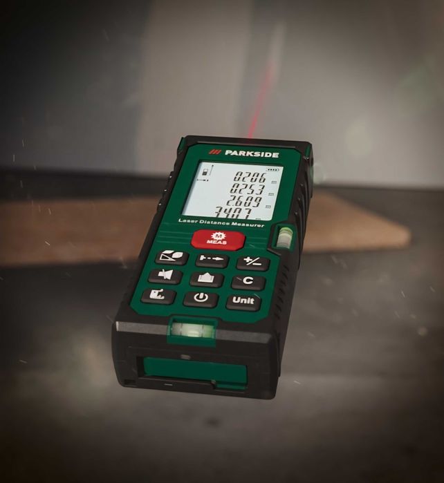 Telemetru  laser/ dispozitiv masurare distante/ suprafete  PARKSIDE