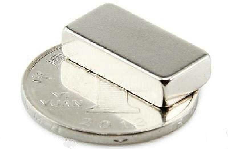 Magnet puternic neodim bloc 30mm x 10mm x 5mm - 6kg Forta