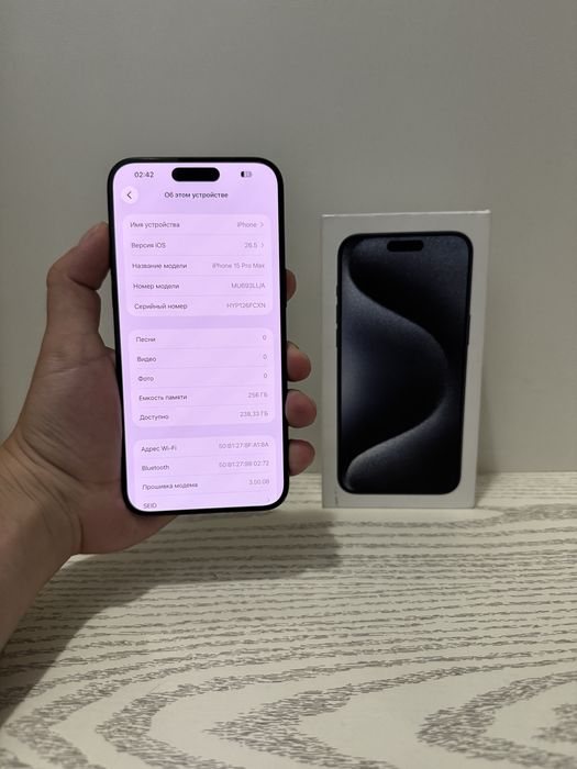 Iphone 15 Pro Max 256 gb Идеал 84%