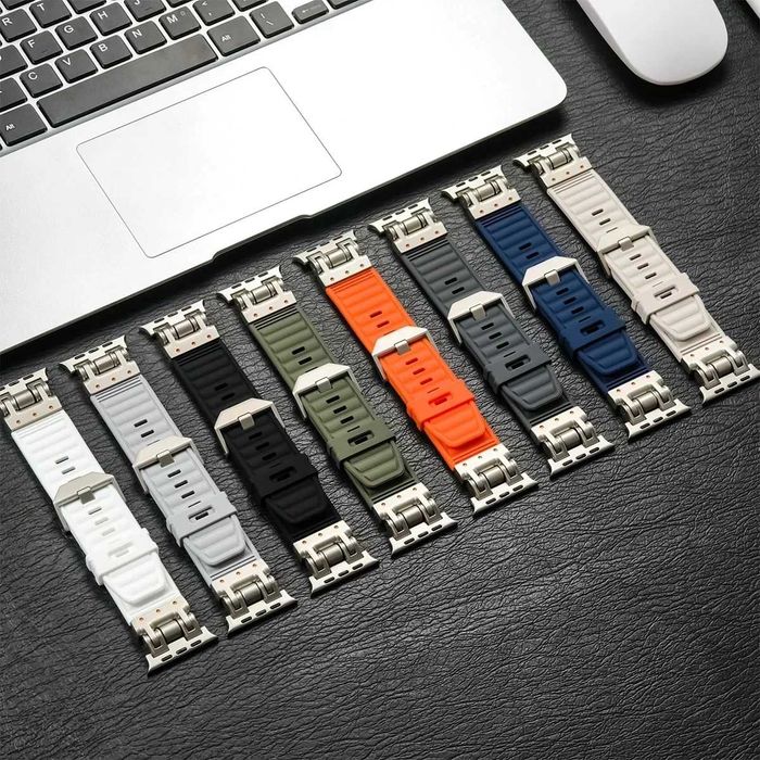 Curea silicon Apple Watch 11 10 9 8 7 6 5 42mm 44mm 45mm Ultra 49mm
