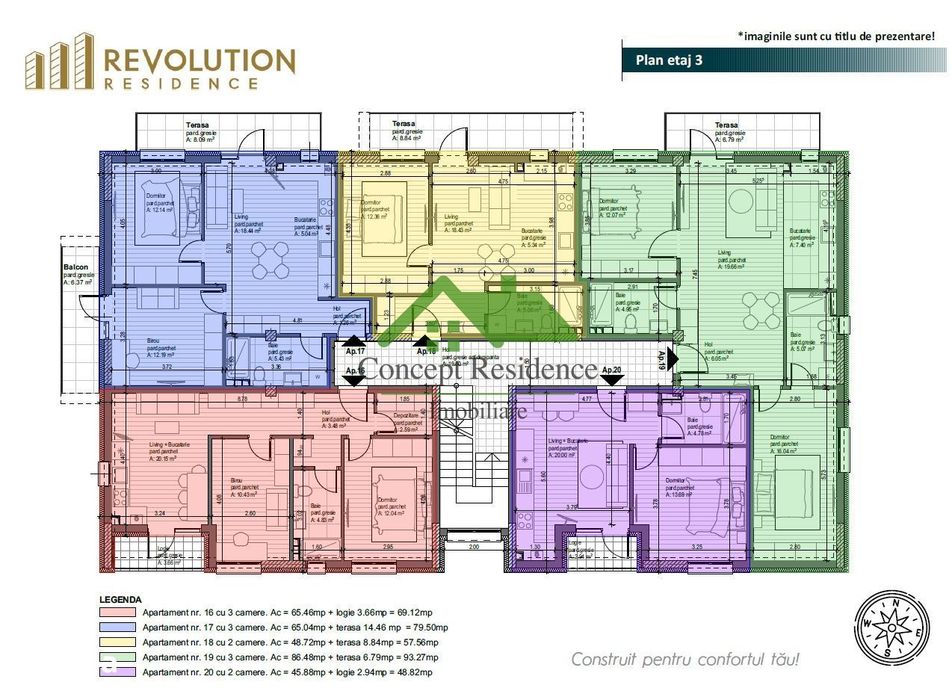 Comision 0%! Apartament 2 camere bloc nou, etaj 1,Oltului