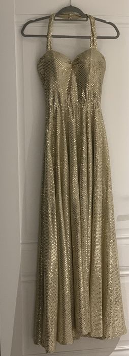 Rochie de seara aurie