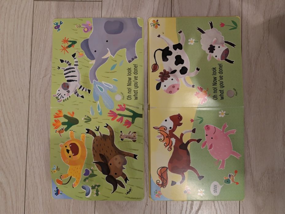 2 cărți usborne cu sunete