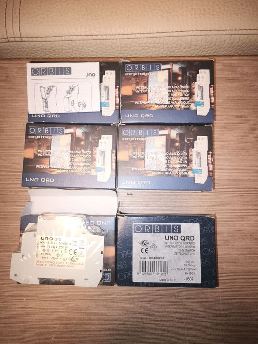 ORBIS UNO QRD е електромеханично времереле с часовник 6 бр - Чисто нови