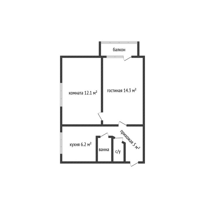 Продажа 2-комнатной квартиры