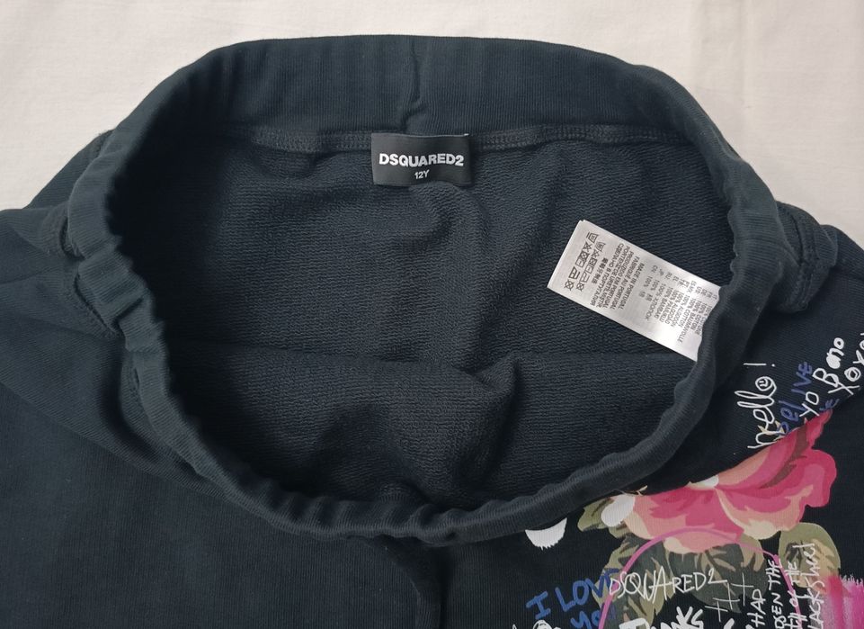 Dsquared2 Skirt оригинална пола ръст 146-156см памучна черна пола