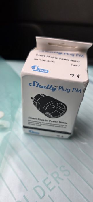 Умная розетка Shelly Plug PM Gen3 (Type F)