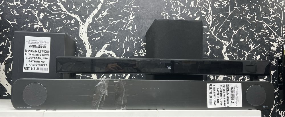 Sistem Audio JBL soundbar+subwoofer RMS 200w cod produs 20951