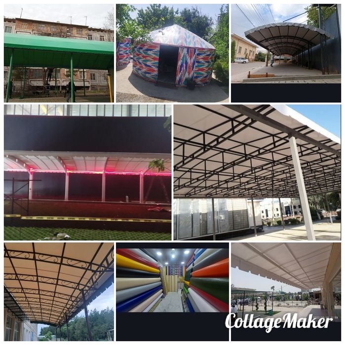 Банерь и тент установка киламиз