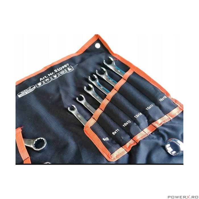 Trusa Pres Set 47 Chei Inelare Combinate Curbate Semideschise