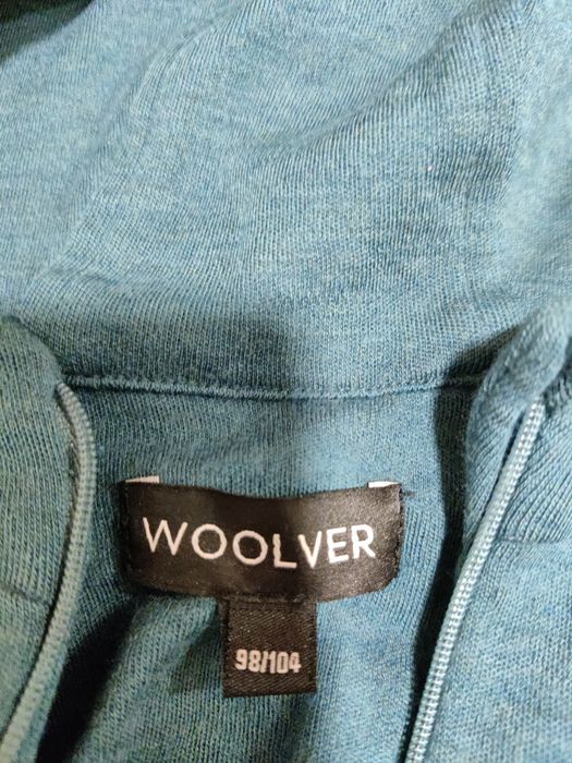 Hoodie lână merinos Woolver 98-104