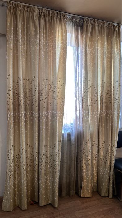 Шторы и тюль комплект