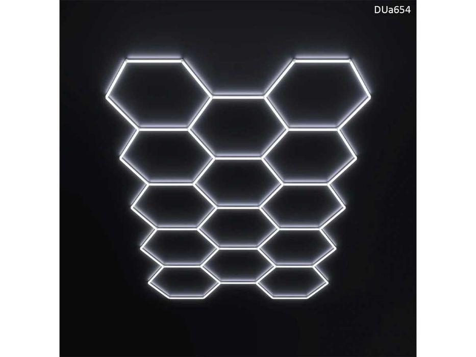 Iluminare LED hexagon tip fagure Led Lumina rece puternica garaj casa