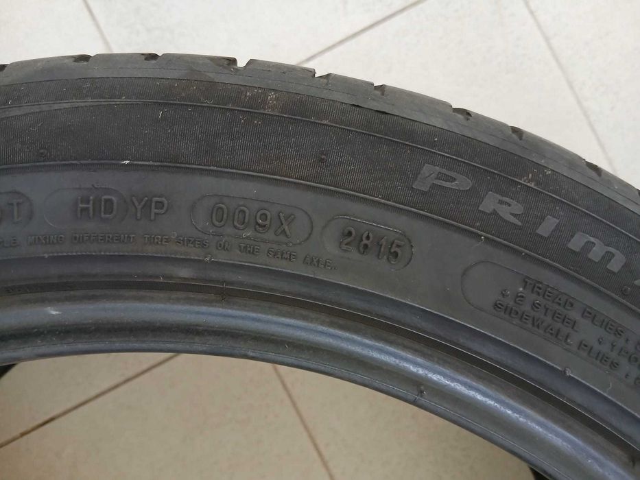 Set anvelope 2x MICHELIN 255/45 R19 vara PILOT SPORT 4 SUV  cu 2x MICHELIN 245/45 R19 PRIMACY 3 vara