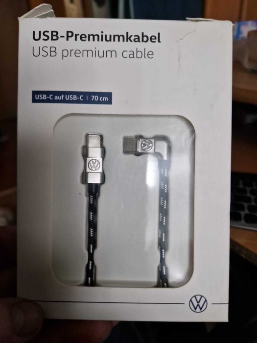 Cablu original Volkswagen USB-C 70 cm / Capace centrale jante audi