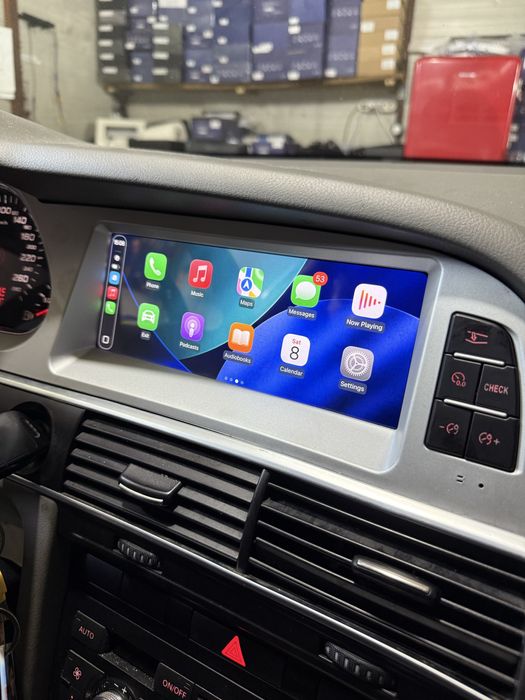 Navigatie Android Audi A6 C6 6GB RAM Carplay Android Auto , Camera