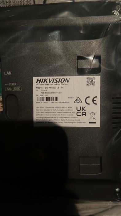 Домофон hikvision