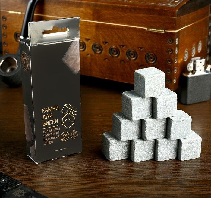 Набор камней для виски в ассортименте 10 шт
