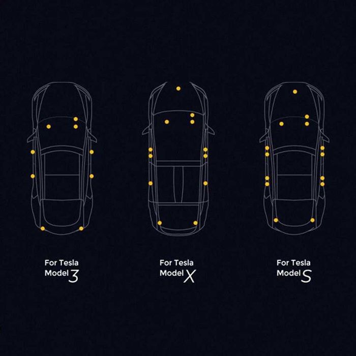 Lampi LED iluminat interior dedicate Tesla 3, Tesla X, Tesla S