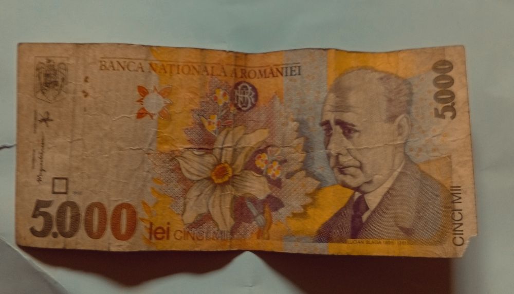 Bancnota Românească 5.000 lei