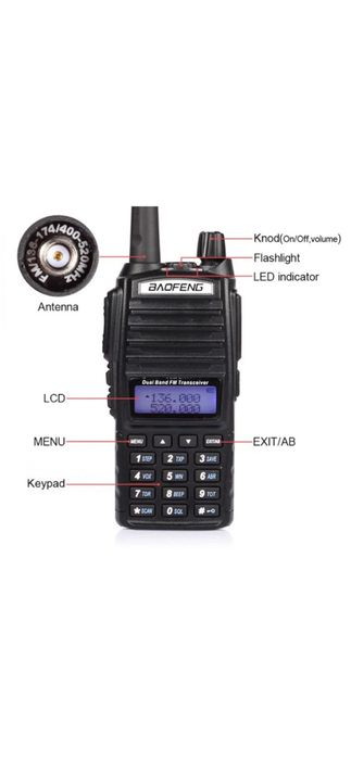 Baofeng UV  82 10W VHF si UHF