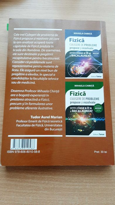 Fizica culegere de probleme prospuse si rezolvate