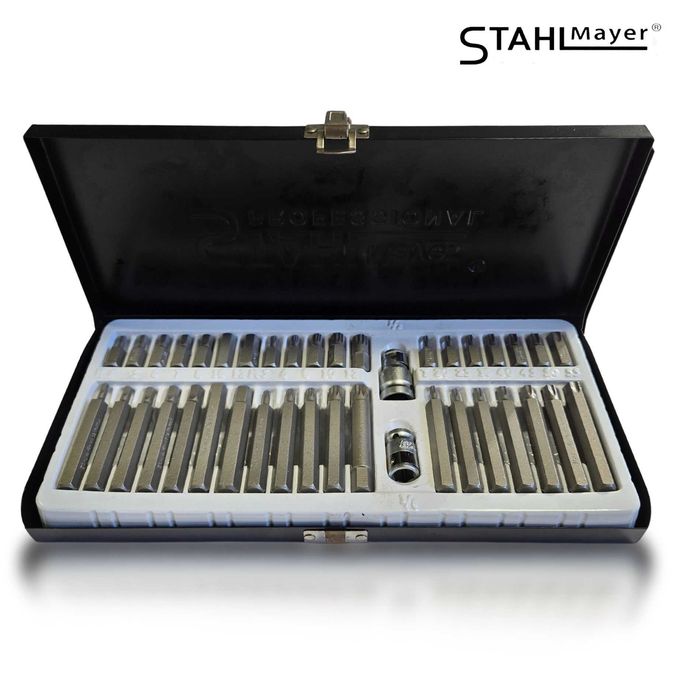 Комплект битове-накрайници STAHLMAYER Hex, XZN и Torx – 40 броя