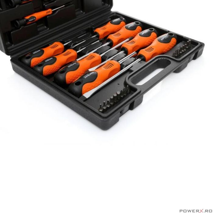 Set surubelnite si biti, 32 elemente, Kraft