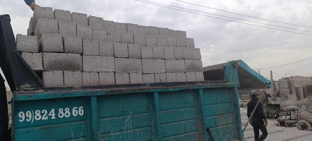 Shlakablok Zil dastafka hizmatlari ham mavjut stoy matiriyal шлакаблок