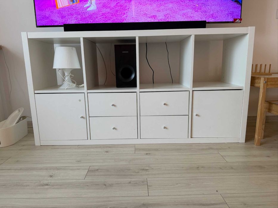 Comoda TV Kallax cu sertare Ikea 147x60 cm