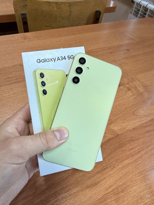 Samsung A34 5G (8/128) ideal holatda umuman aybi yoq srochna sotiladi