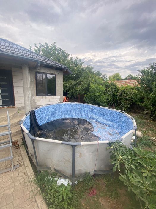Vând piscină mare nou nouță folosită doar o dată 457x108 15.000 litri apa