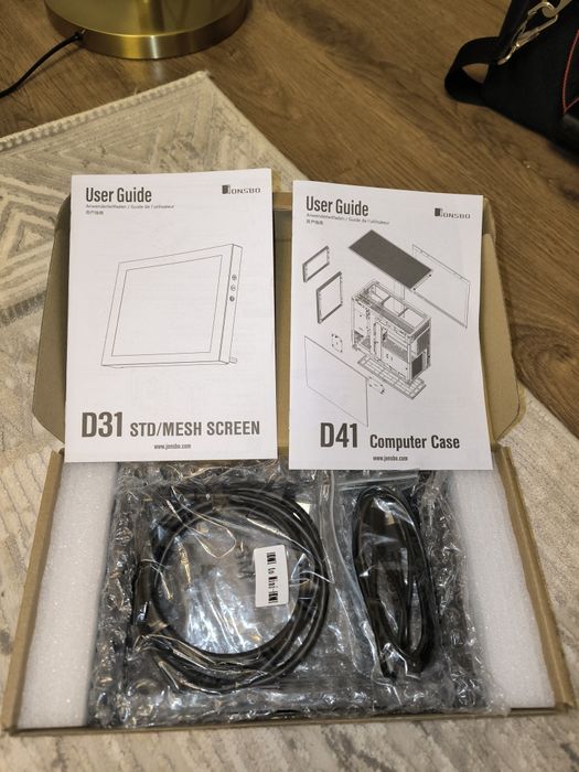 JONSBO D41 Mesh  Black+ argb кронштейн для видеокарты