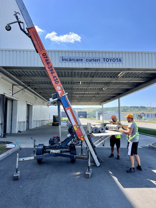 Inchiriez Lift Exterior pentru ridicare materiale si Transport marfa
