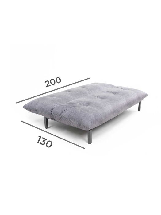 Диван раскладной AIKO Breeze, серый | Yig‘ma divan ikki kishilik