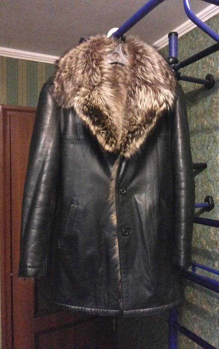 кожаная дубленка
