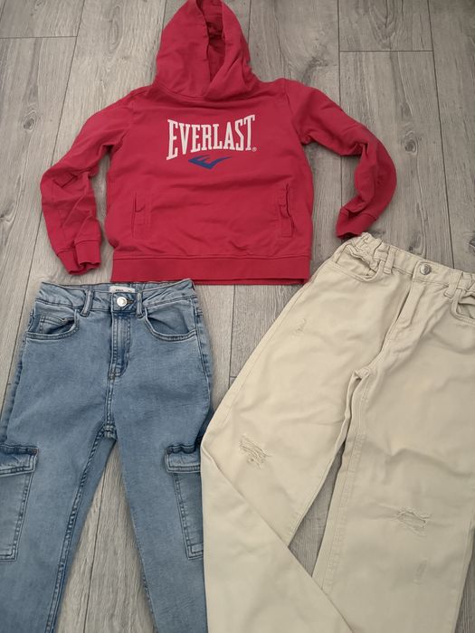 Широки дънки и горница 146 размер