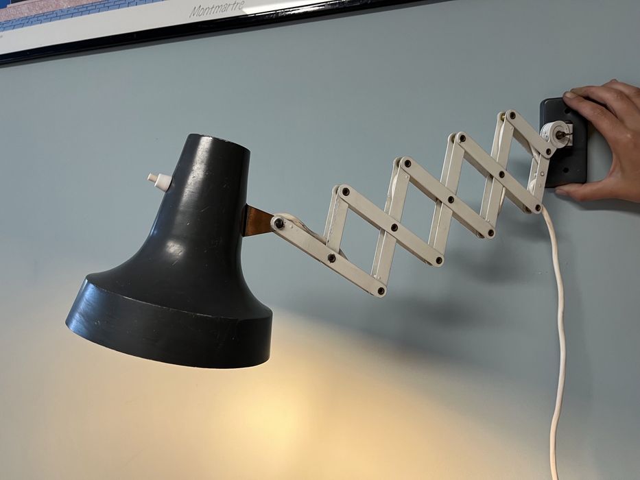 Стенна ножична лампа / ANVIA / 60-те