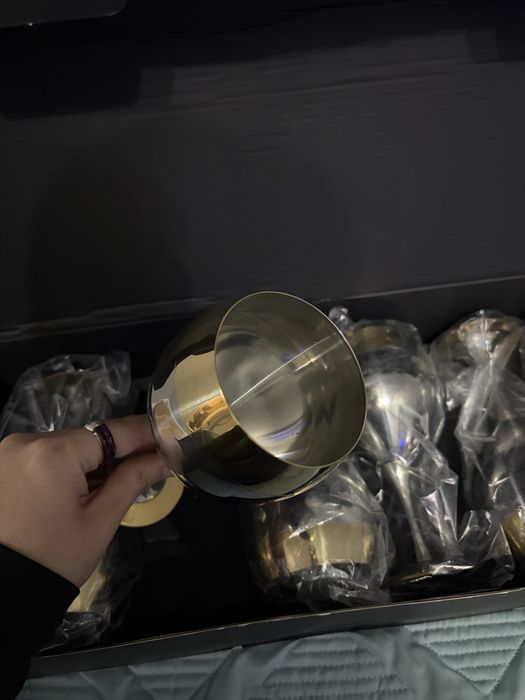 Стальные бокалы Zepter