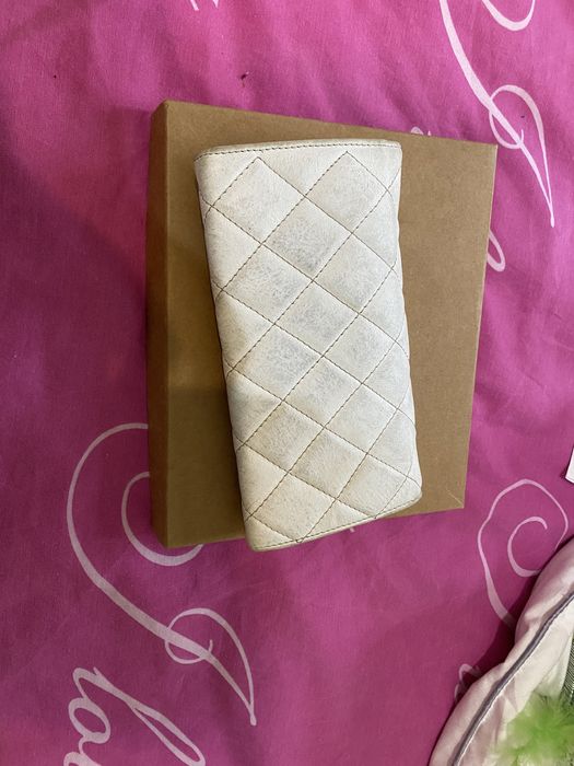 Кошелек DKNY оригинал красный кожаный