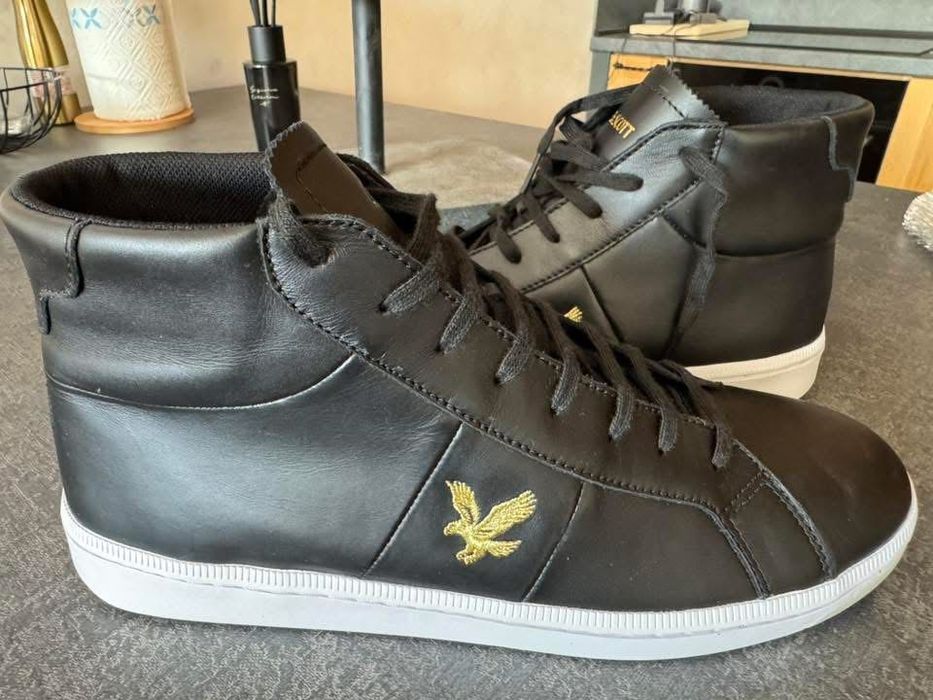 Нови, оригинални  Lyle&Scott от кожа целите кецове 45 номер