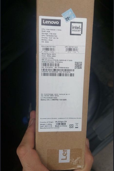 Studentlar uchun noutbuk LENOVO