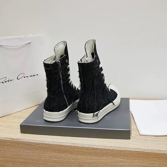 Rick Owens Denim Slashed