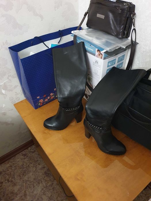 Сапоги демисезонные женские